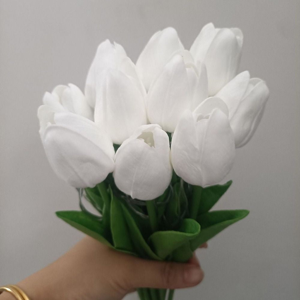 10 Pack Artificial Tulip Flower LED Lamp Bedroom Atmosphere Night Light Gift