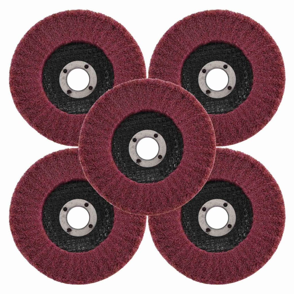 4" Nylon Fiber Wheel Flap Disc Abrasive Polishing Buffing Pad for Angle Grinder