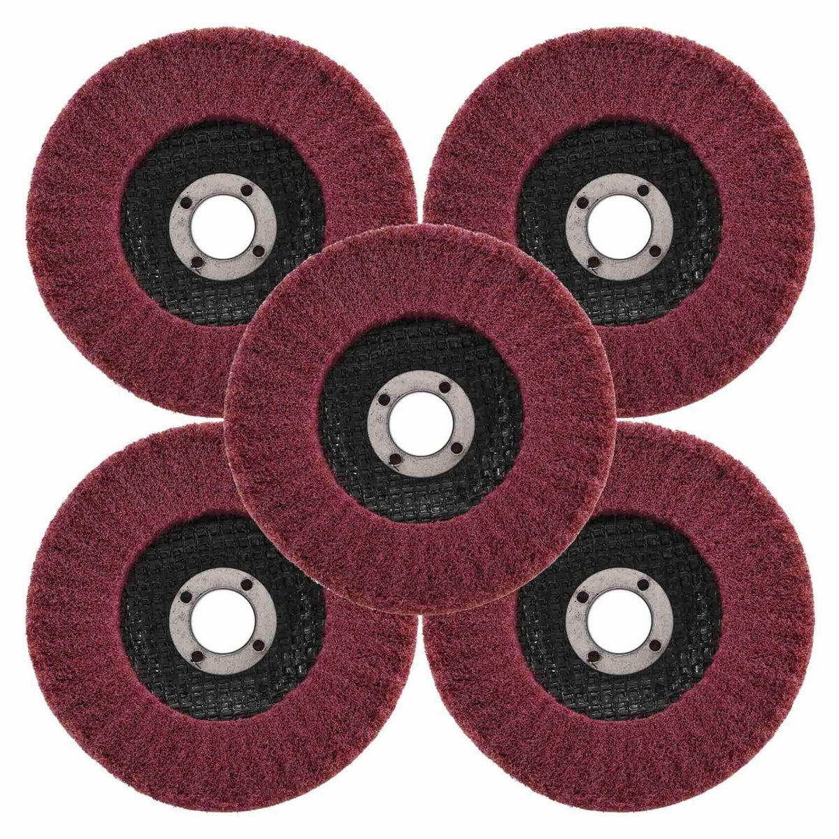 4" Nylon Fiber Wheel Flap Disc Abrasive Polishing Buffing Pad for Angle Grinder