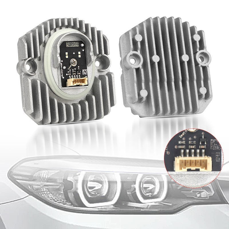 2X White Angel Eye DRL Light LED Module 63117214934 For BMW 5 Series G30 G31 G38