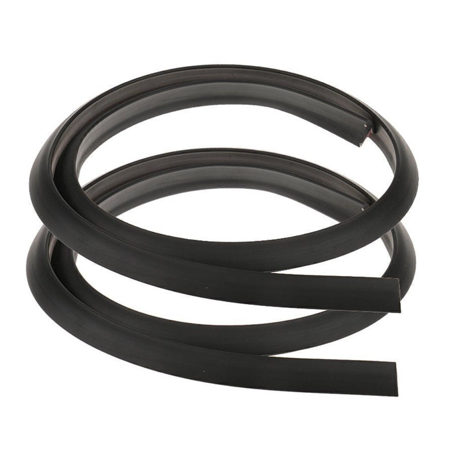 2Pcs 1.5m Universal Rubber Wheel Arch Trim Strips Car Mudguard Extension Profile