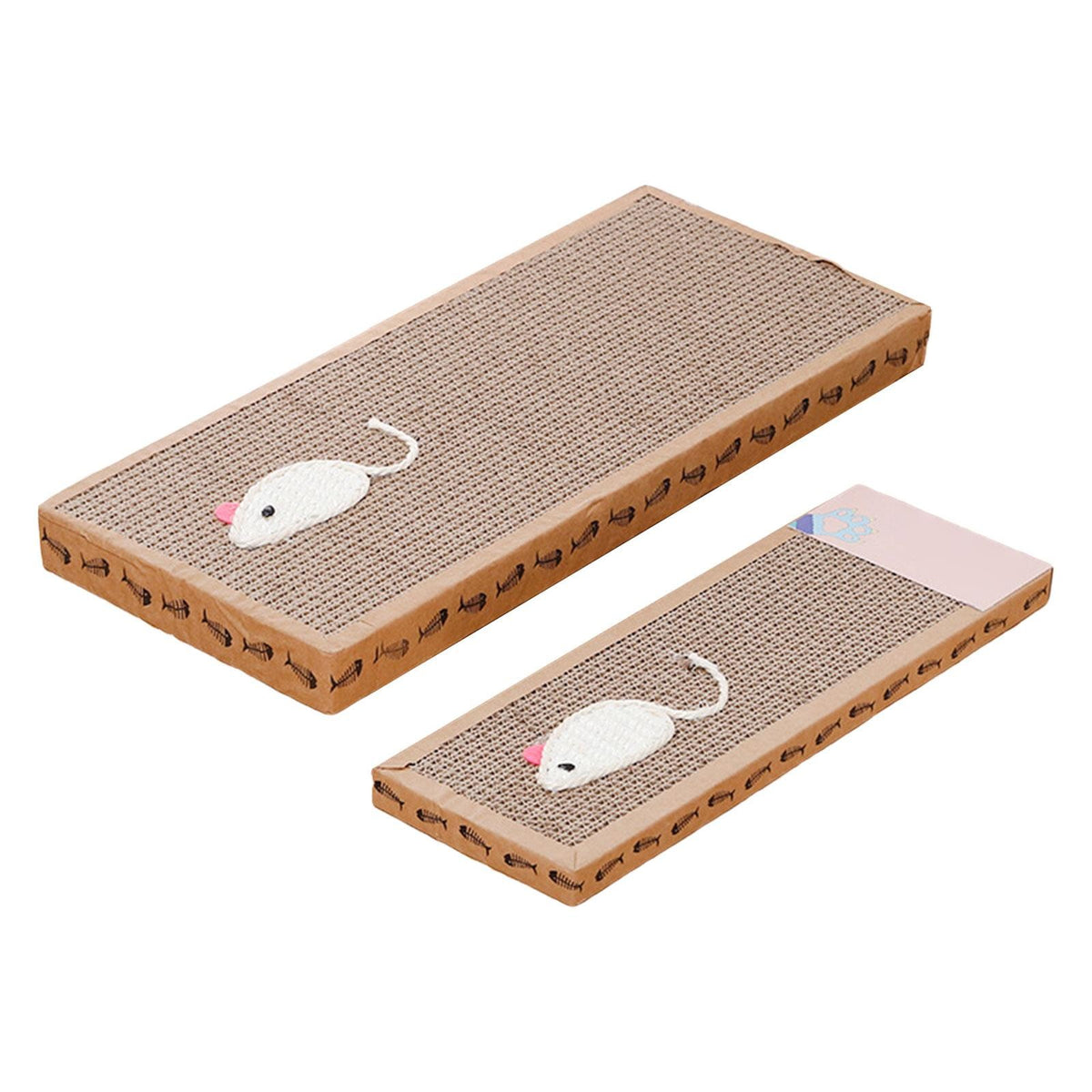 Cat Scratcher Cardboard Cat Scratch Pad Wear Resistant Grind Claws Lounge for