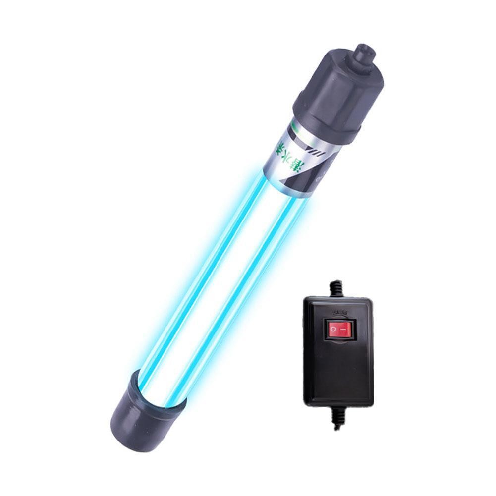 Waterproof Submersible Fish Tank UV-C Light Aquarium Water Clean Sterilizer Lamp