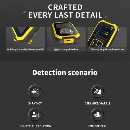 NEW Portable Nuclear Radiation Detector - UK GM Geiger Counter β γ X-Ray Meter