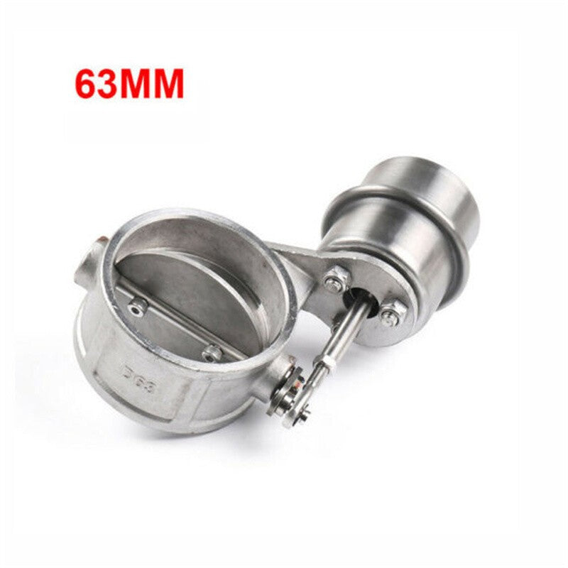 2.5" Car Exhaust Control Valve Vacuum Actuator Open Style Dump Downpipe Steel