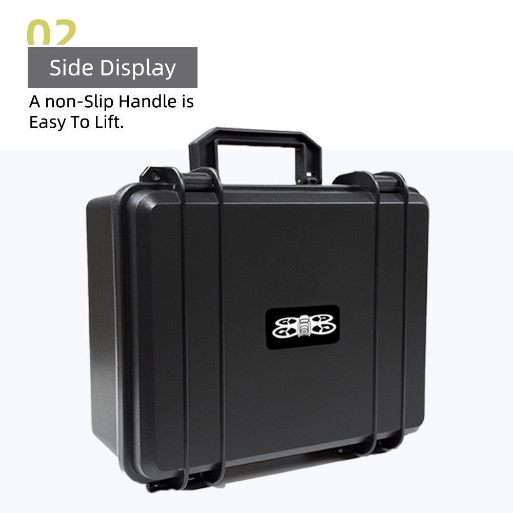 Hard Shell Suitcase Carrying Case Storage Bag For DJI Neo 2 Drone & DJI RC-N3
