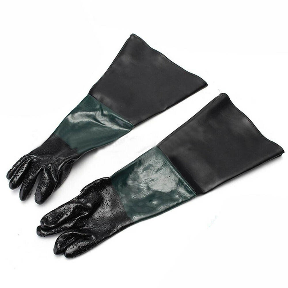 Latex Sandblasting Working Gloves for Sandblaster Sand Cabinet Blasting