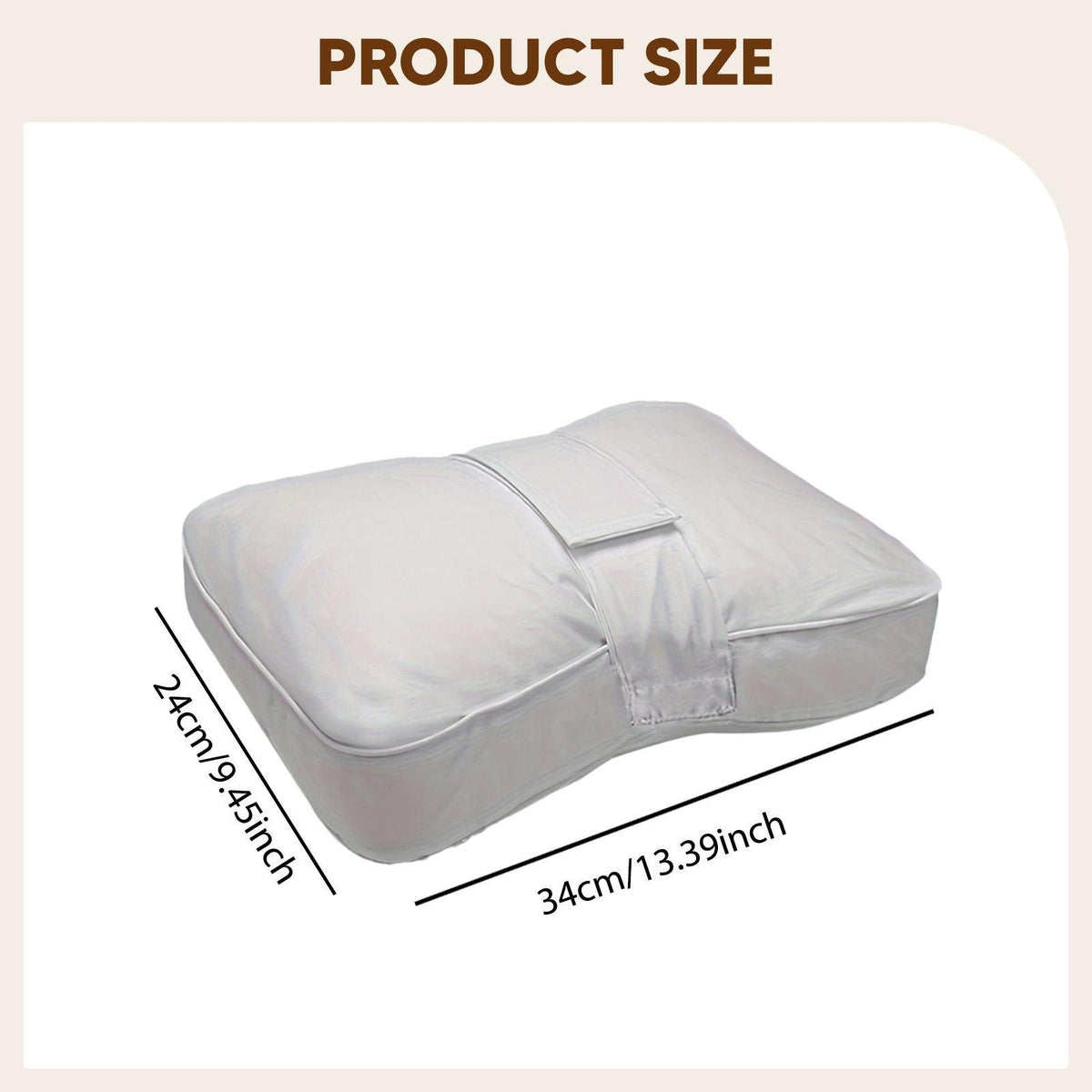 Under Knee Pillow Memory Foam Soft Sleep Pad for Women Men Home Use Gift