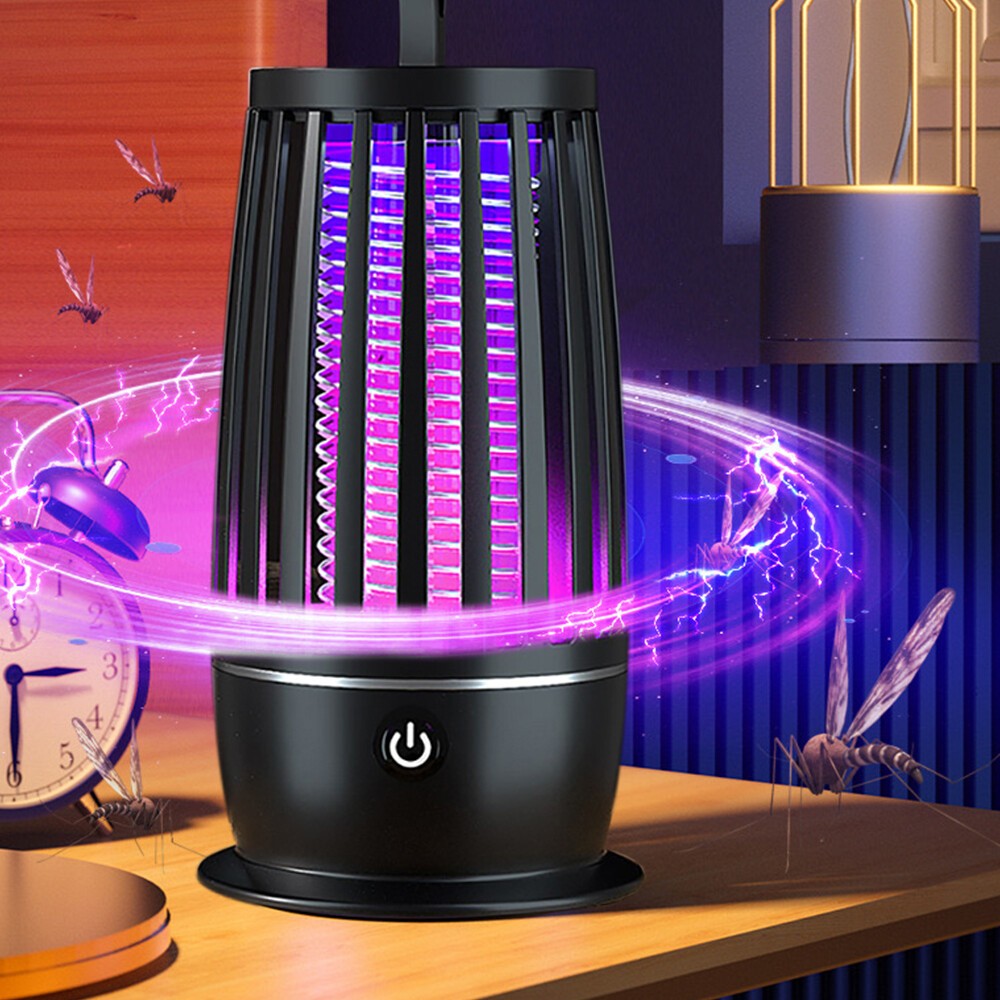 Electric Mosquito Killer Lamp USB Fly Insect Zapper Trap Bug Midge Killer Silent