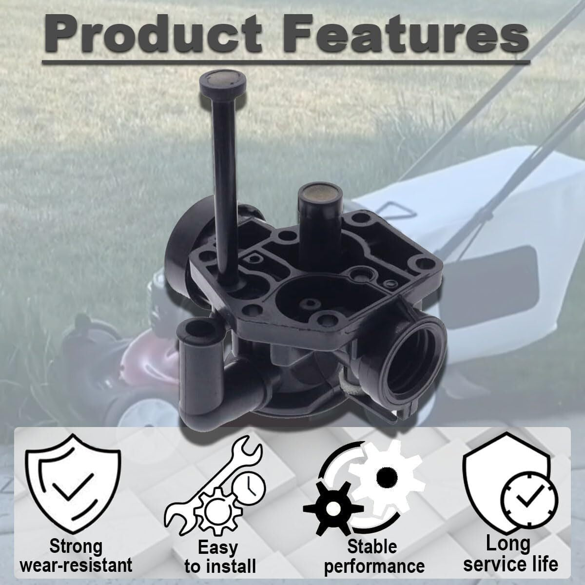 Carburetor Kit for Briggs & Stratton 497619 499809 498809 498809A 494406 698369