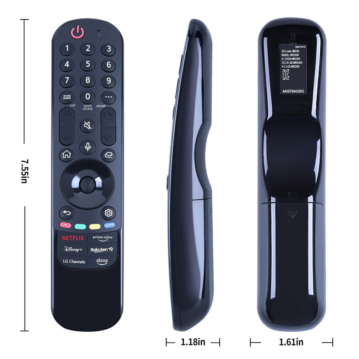 New MR23GA voice remote control for LG Magic TV With voice and pointer function