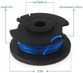 6 Pcs RAC125 line spool for Ryobi 18V ONE battery and hybrid grass trimmer