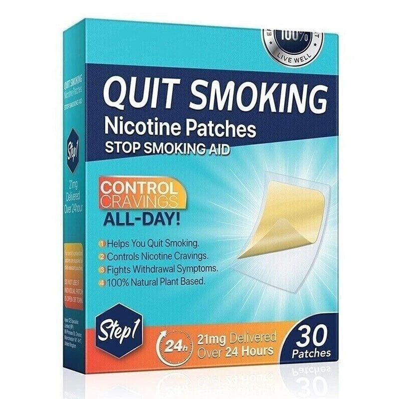 Nicotine Patches Stop Smoking Aid Steps 1 Through 3 to Quit Smoking Patches New
