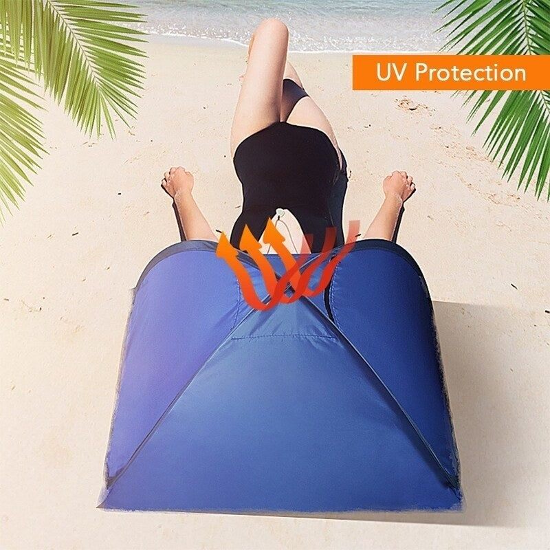 Mini Beach Sun Shade Canopy Instant Outdoor Tent Shelter With Carry Case fabric,
