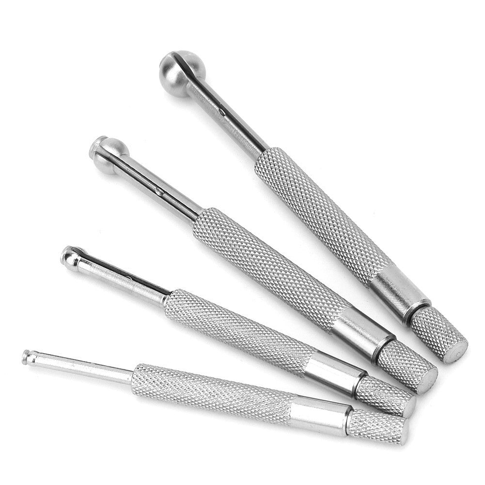 3mm-13mm Small Hole Telescopic Bore Gauge Kit 4 Pieces Full Ball Measuring Gage