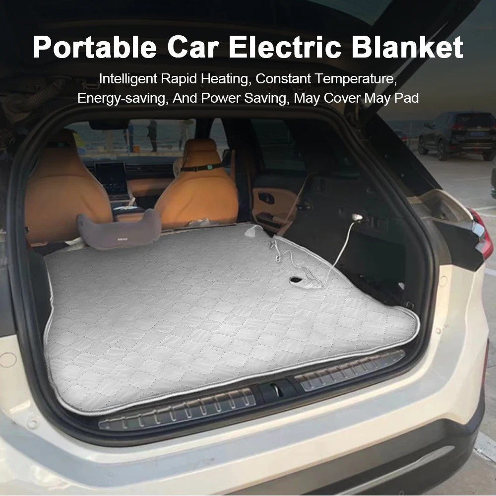12V Car Electric Heating Blanket for Camping Trucks Off-Road Vehicles