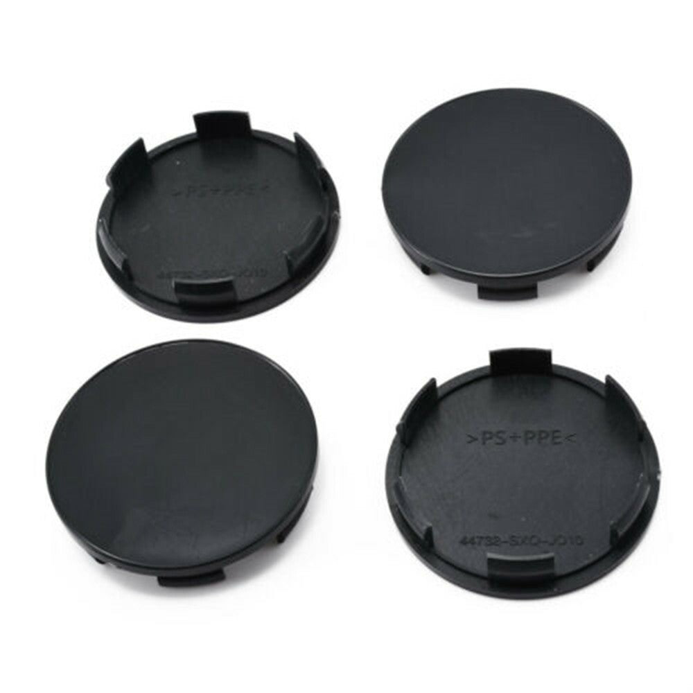 4Pcs 64mm 70mm Universal Car Wheel Hub Centre Cover ABS Black Rim Center Cap