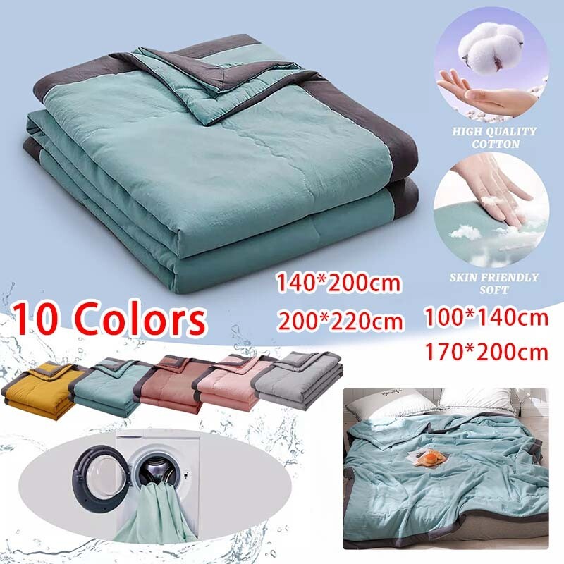 Double Sided Cooling Blanket Cold Effect Cooler Quilt New Conditioning Quilt UK
