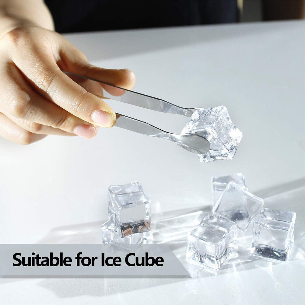 6Pcs Wedding Bar Sweet Candy Buffet BBQ Stainless Steel Party Kitchen Ice Tongs