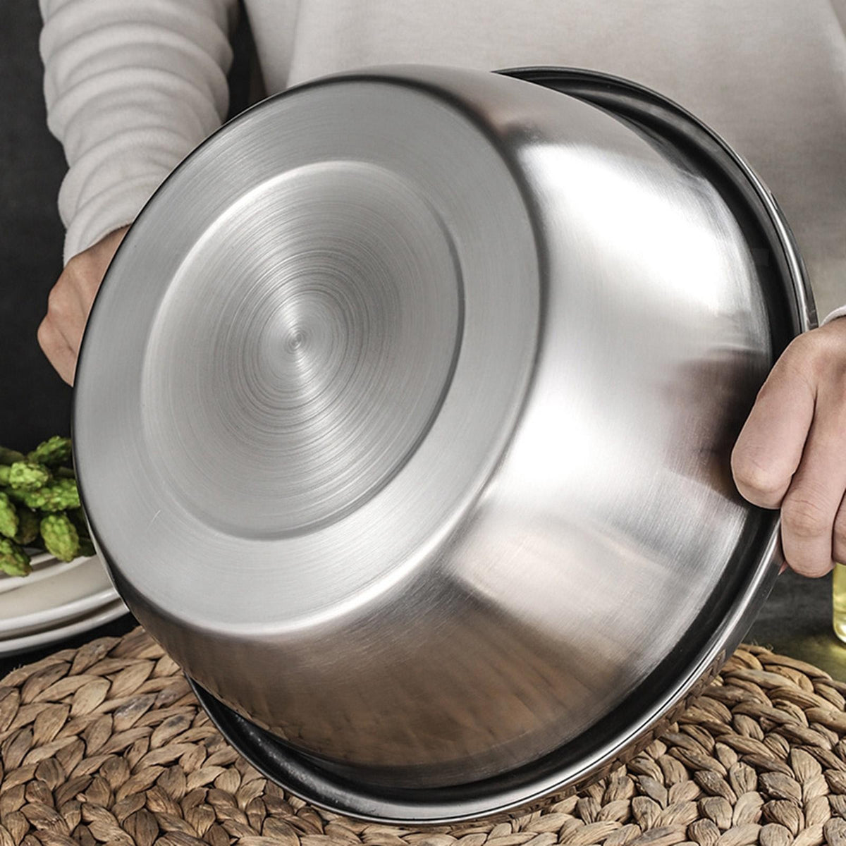 3 in 1 Stainless Steel Basin Strainer Julienne Grater Bowl and Strainer