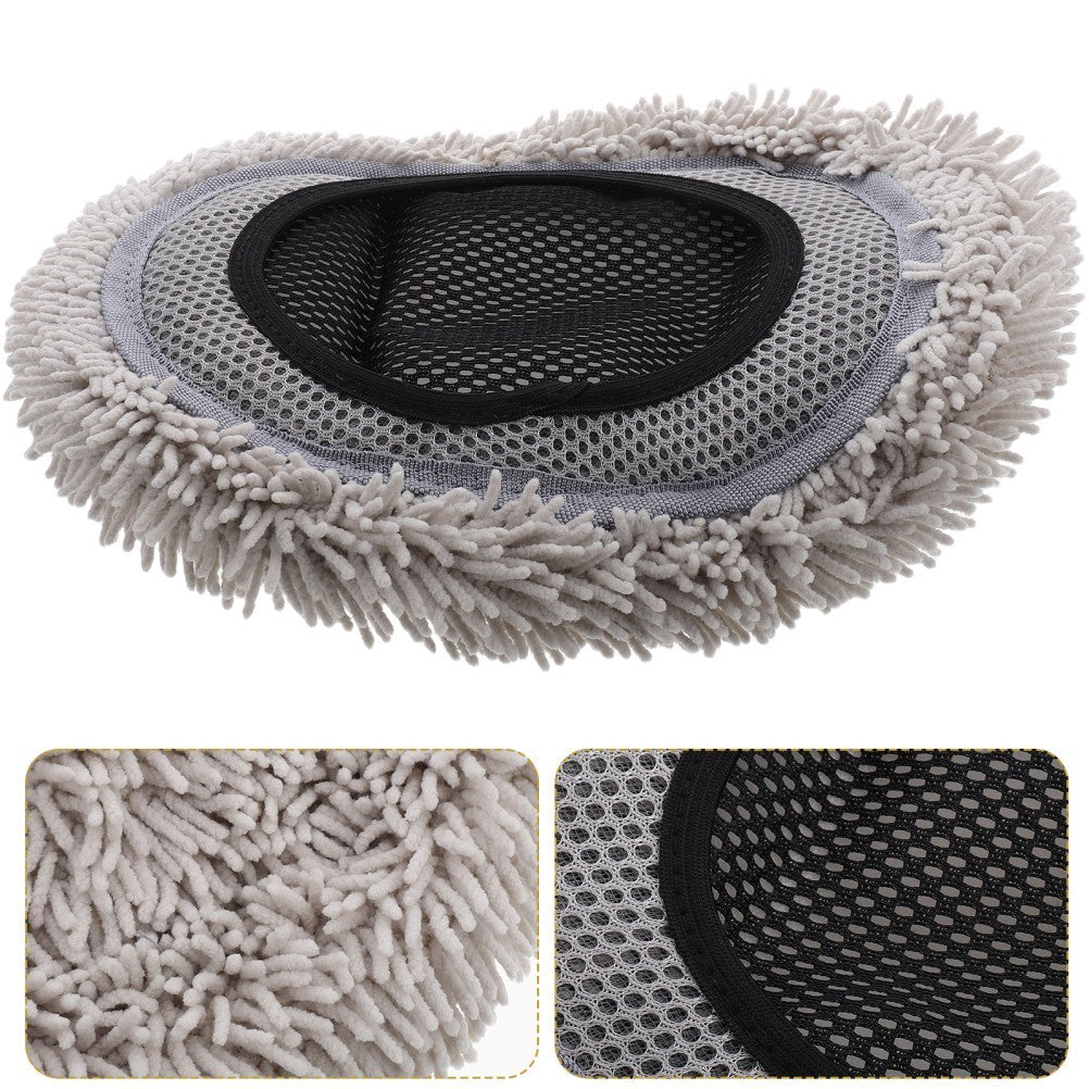 Car Wash Mop Fabric Replacement Chenille Head Accessories for Women