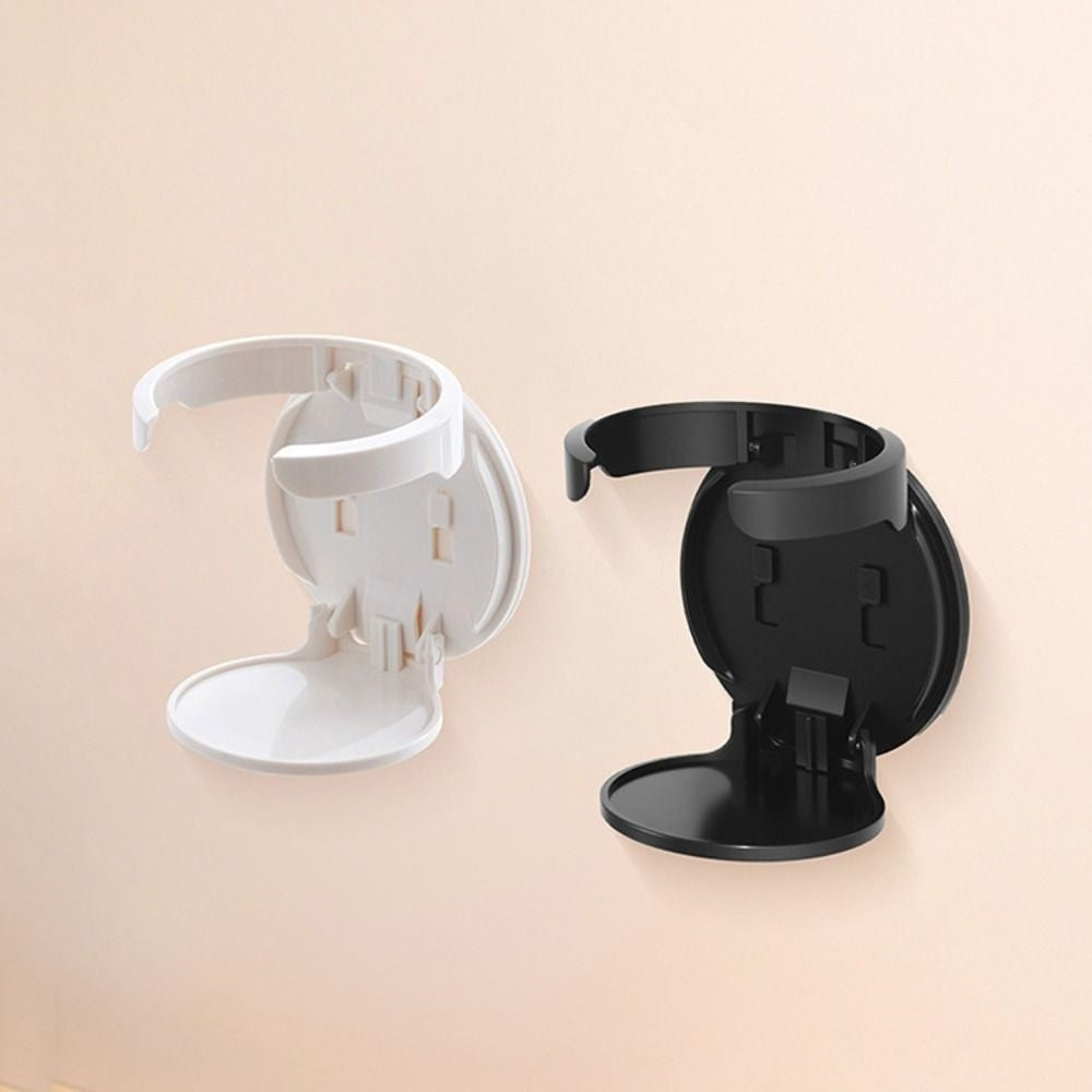 Portable Durable Wall-Mounted Cup Holder Foldable Self-Adhesive Drink Holder