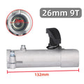 28mm 9T Shaft Connector Joining Clamp For Strimmer Garden Lawn Accessories