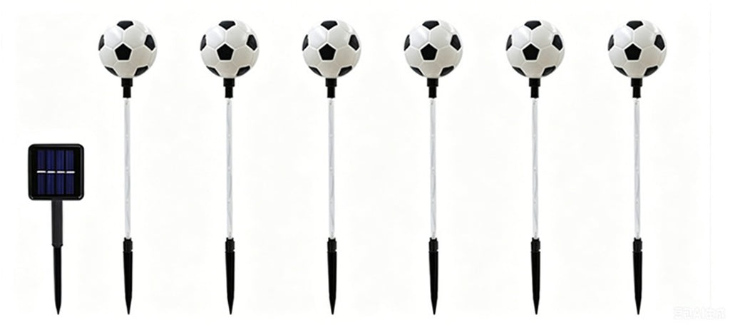 4th of July Patriotic Solar Pathway Lights,2026 World Cup Soccer LED Stake Light