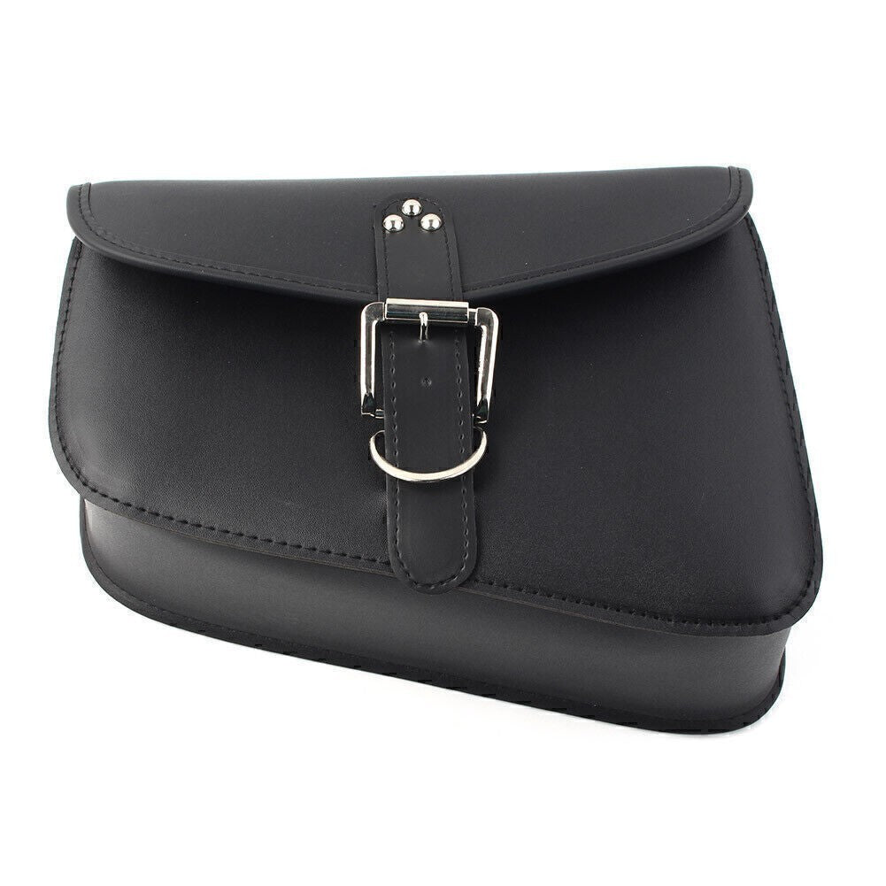 Left Side PU Leather Saddlebag Saddle Bag for Harley Sportster Iron 72 883 1200