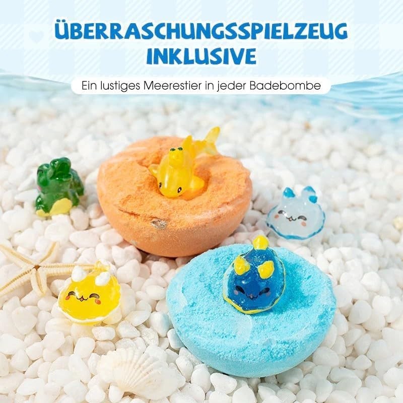 12pcs Bath Bomb Gift Set for Kids Colorful Bubble Bath Bomb with Surprise Inside