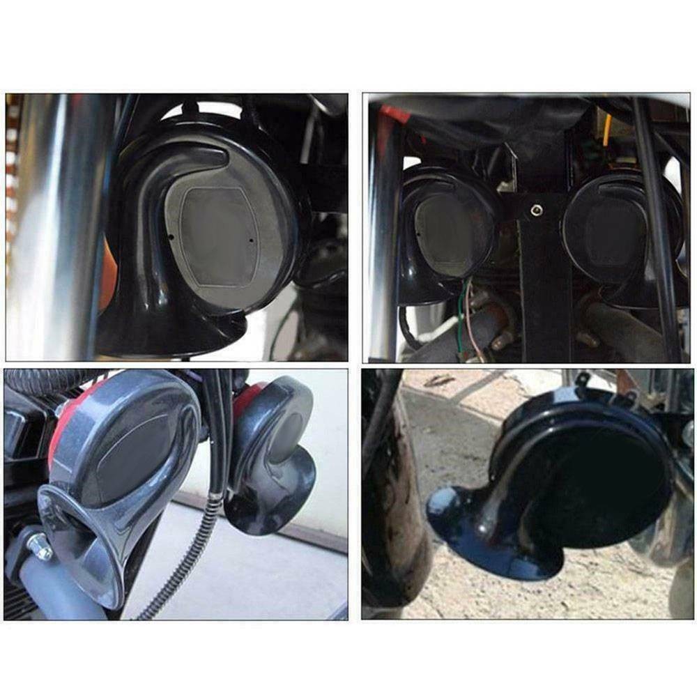 1Pc 12V 300DB Super Loud Air Horn Compressor Single Trumpet Train Car Truck