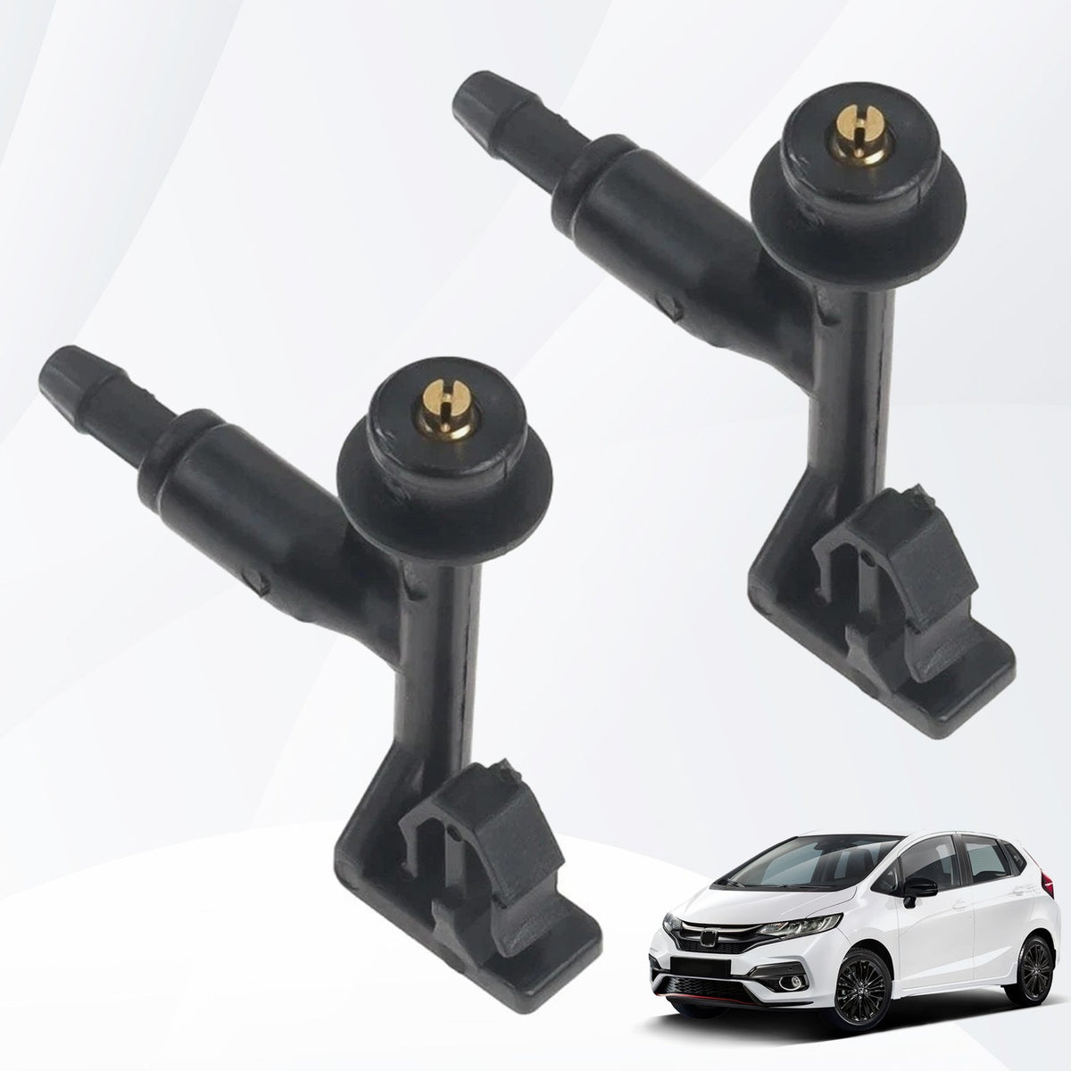2x For 15-19 Honda Fit Jazz Front Windshield Wiper Washer Jet Nozzle 76810T5A003