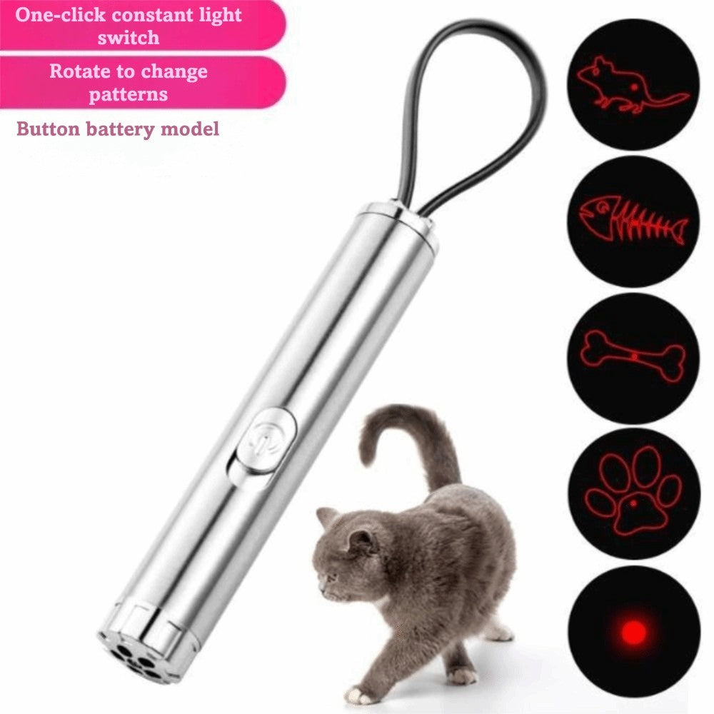 Portable Laser Cat Teaser Pen Infrared Cat Toy Pen Creative Pet Toy  Cat Play