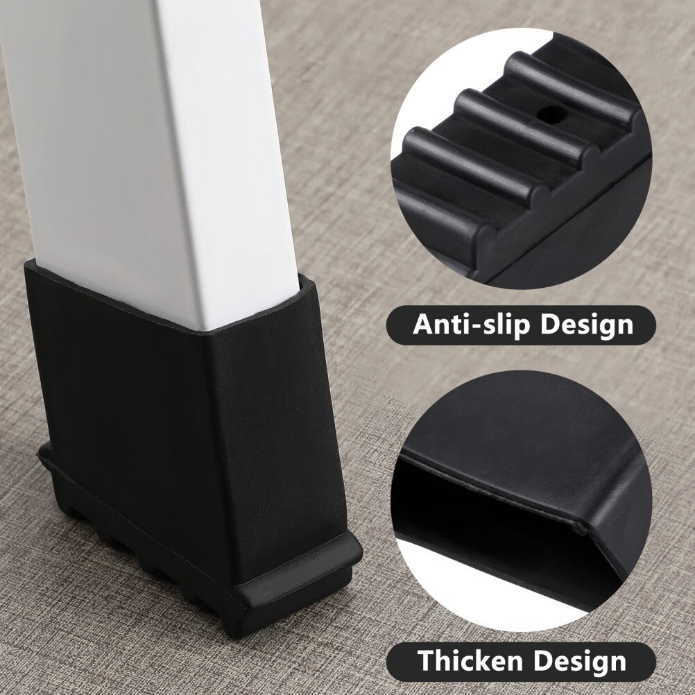 4 Pcs Non-slip Ladder Pads Feet Protect Cover Loft Legs End