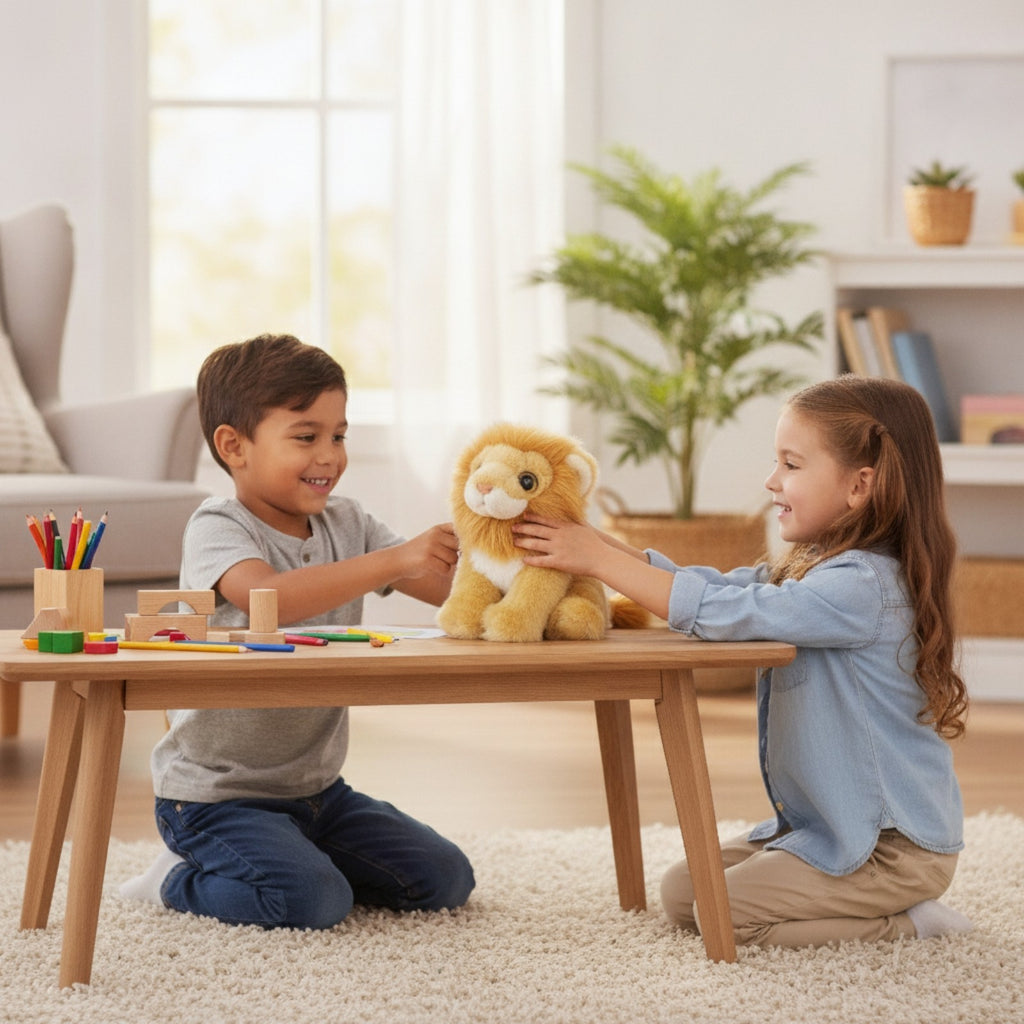 Lion Stuffed Animal Cute Stuffed Lion Toy Soft for Bedtime, Toddlers