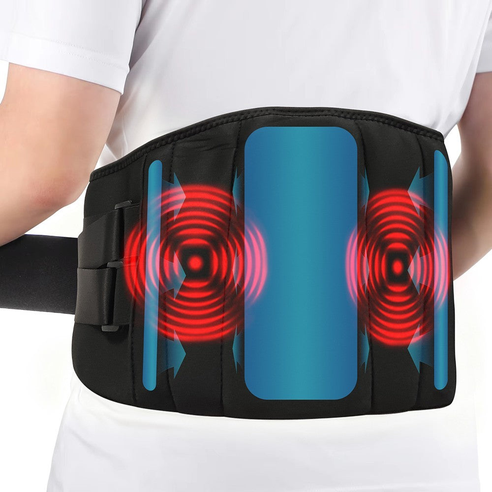 Heating Massage Waist Belt Cordless Pad Electric Heat Wrap For Back Relief