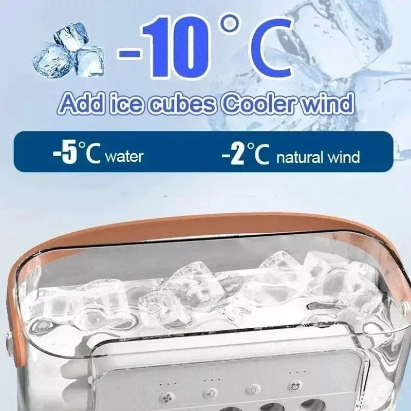 Portable Air Cooler Fan Evaporative Ice Cold Cooling Air Conditioner Humidifier