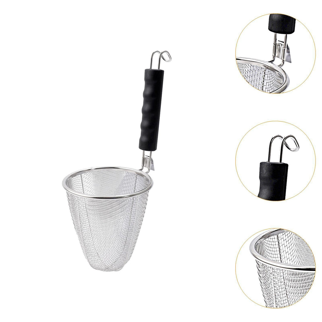 Pasta Basket Strainer Stainless Steel Kitchen Mesh Strainer with Pasta Cooker,