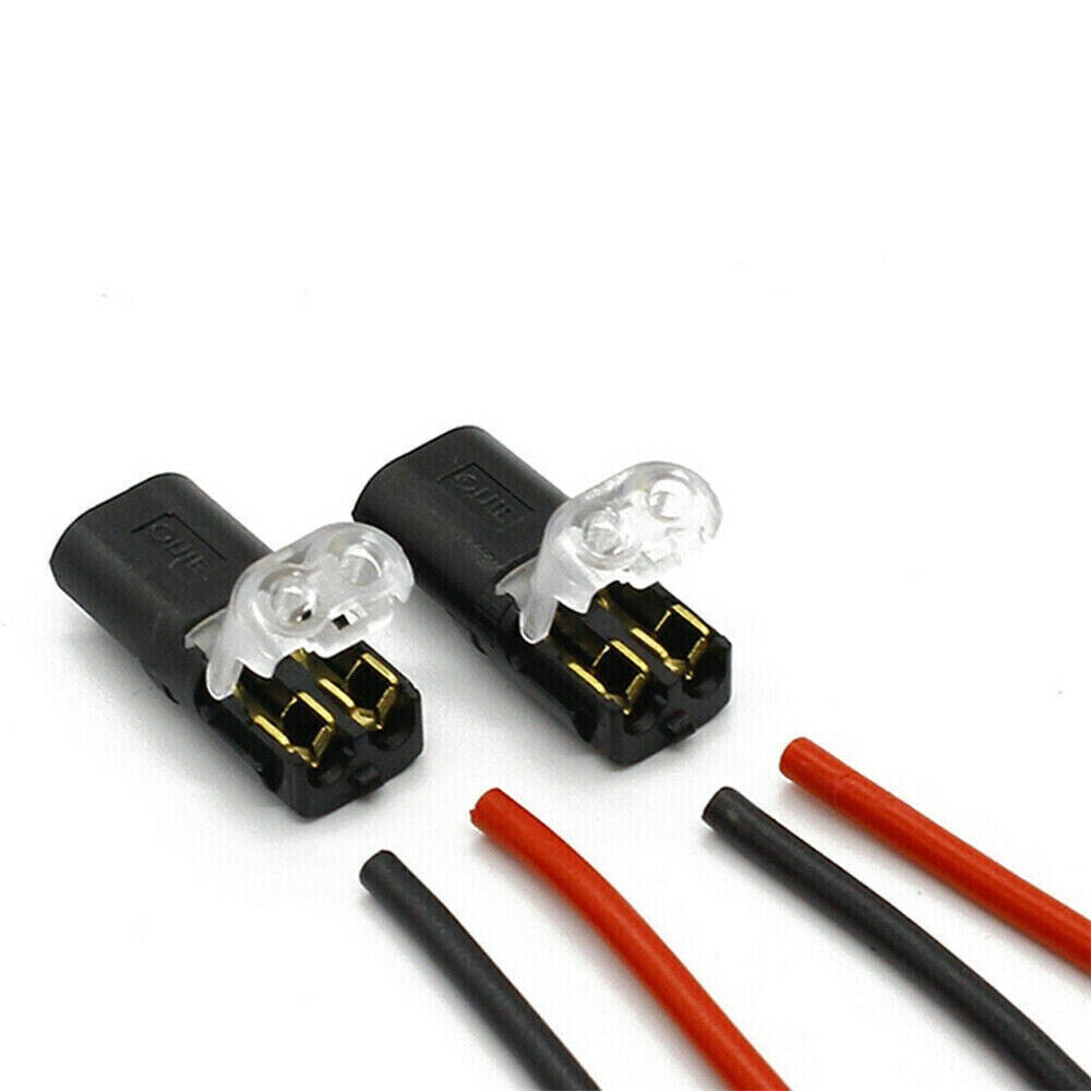 2-Pin Way Plug Car Automotive Waterproof Electrical Connector Wire Cable UK