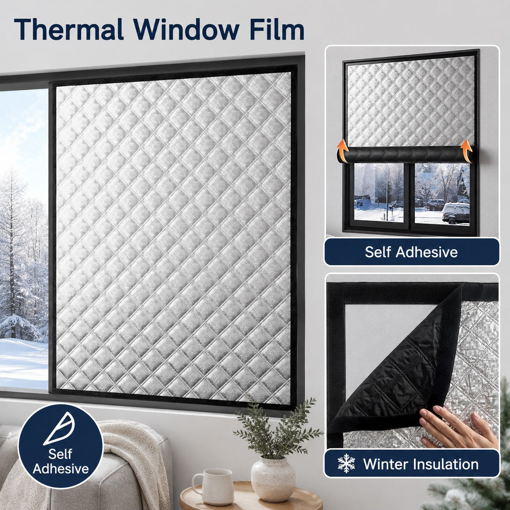 Thermal Window Film Self Adhesive Double Layer Graphene Insulation Sun Blackout