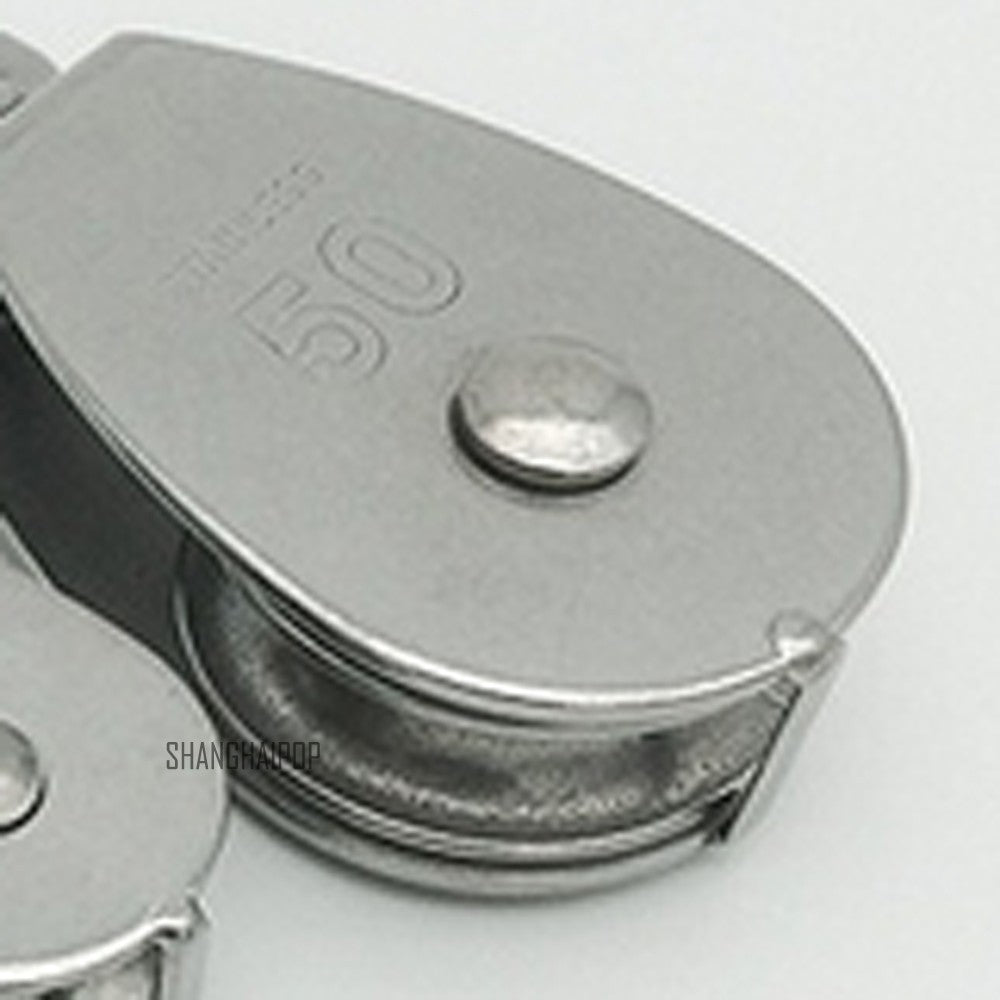 1 X Stainless Steel Pulley Rope Pully Lifting Wheel Single Swivel Block M20 20mm