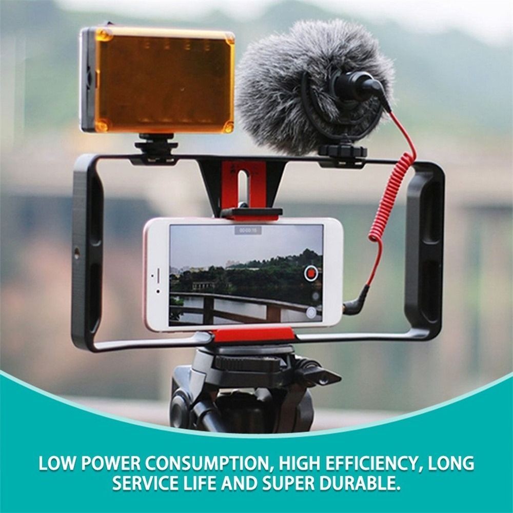 Smartphone Video Rig Cage Stabilizer Film Making Rig Video Camera Cage