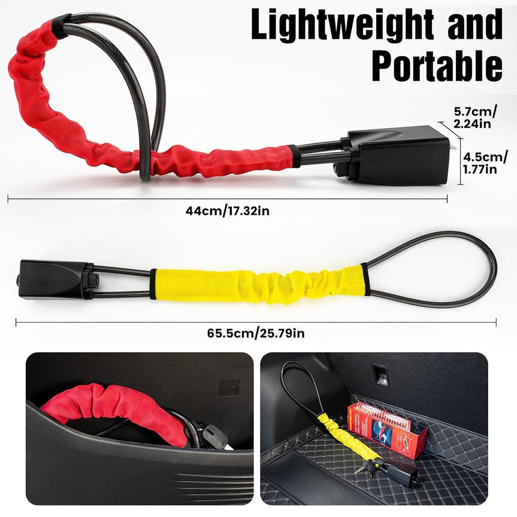 Ouvra Titan Car Lock,Titan Lock Steering Wheel Locks,Anti Theft Security Device