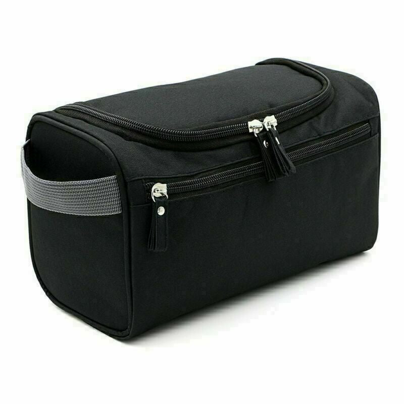 UK Mens Travel Wash Bag Hanging Toiletry Large Capacity Shaving Gym Makeup Bag