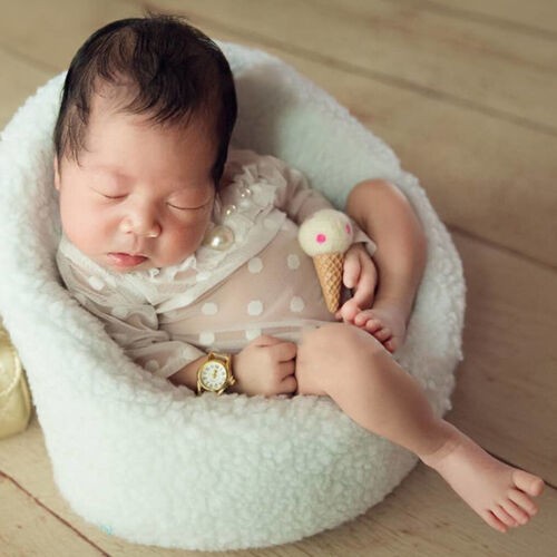 Mini Sofa Chair Newborn Baby Photography Posing Decoration Accessories Infant UK