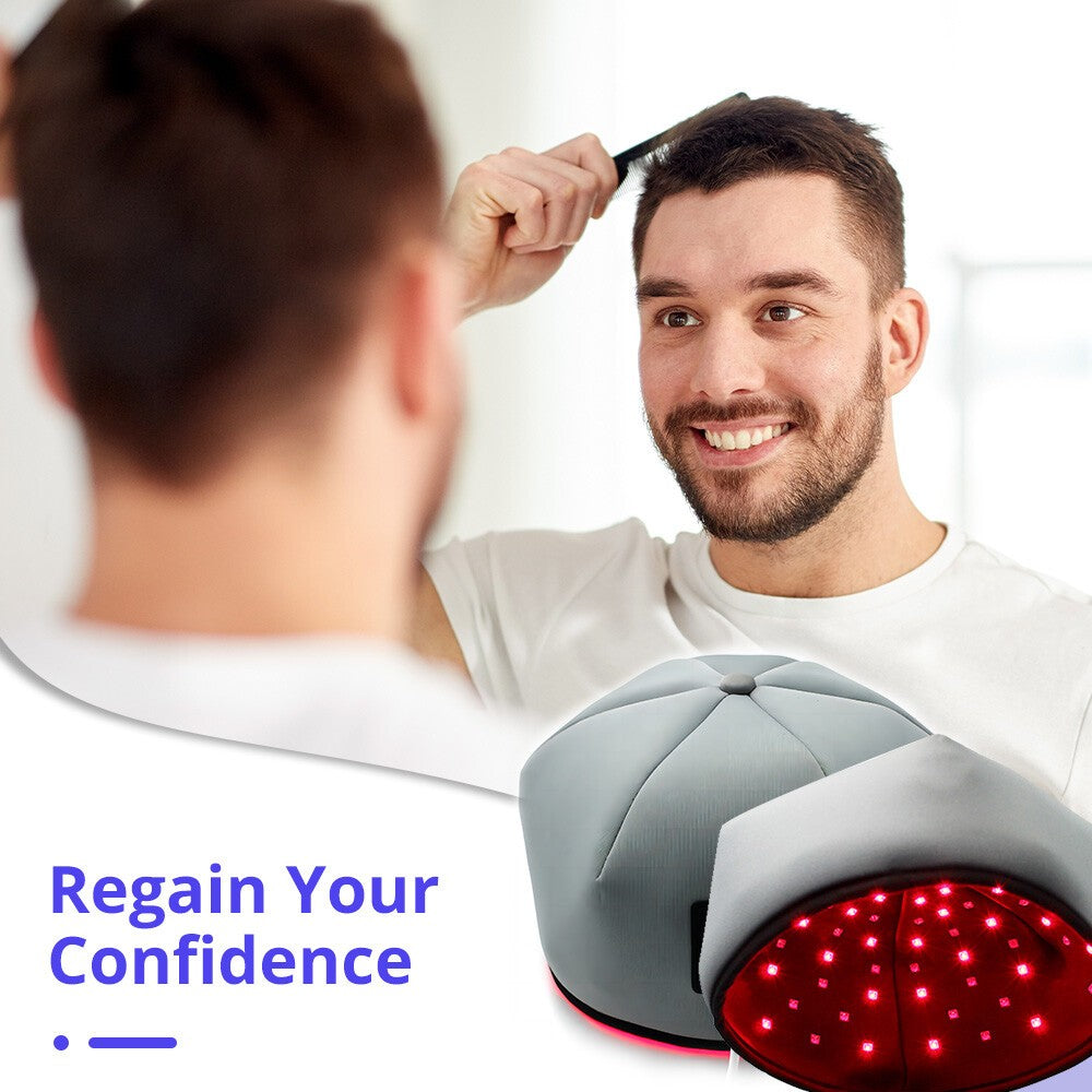 240 LED Infrared Red Light Therapy Cap Hat Hair Loss Regrowth Treatment Helmet
