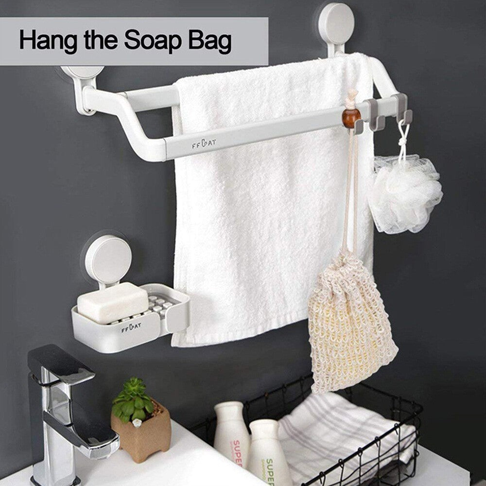 10/20/50 Drawstring Exfoliating Soap Bags Foaming Net Saver Pouch forBath Shower
