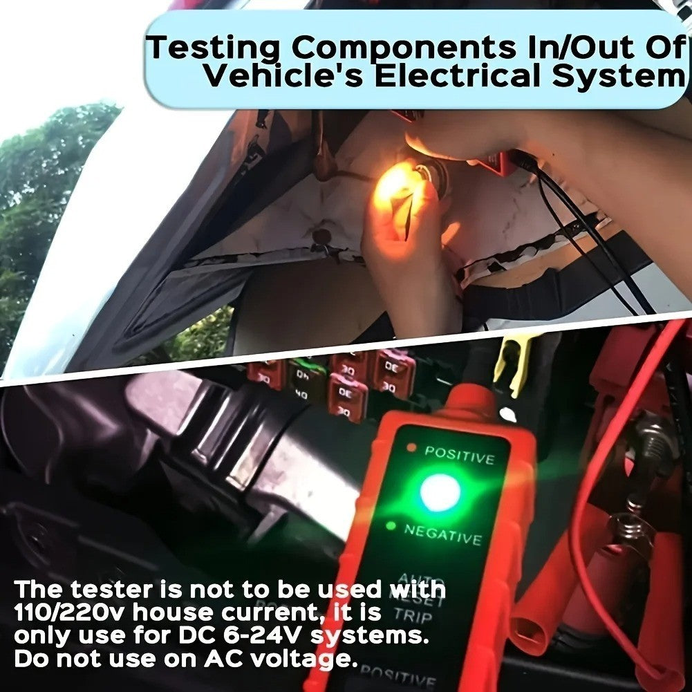 6-24V Car Auto Electrical Power Circuit Tester Probe Digital Test Device System