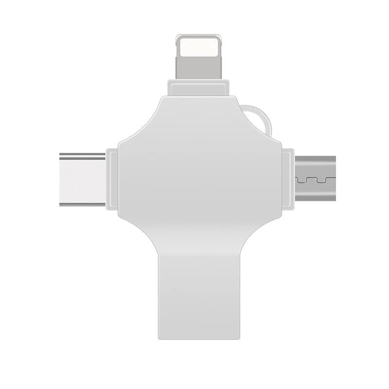 UK 2TB 4-in-1 USB3.0 Flash Drive Storage Stick For iOS Android Samsung Phones