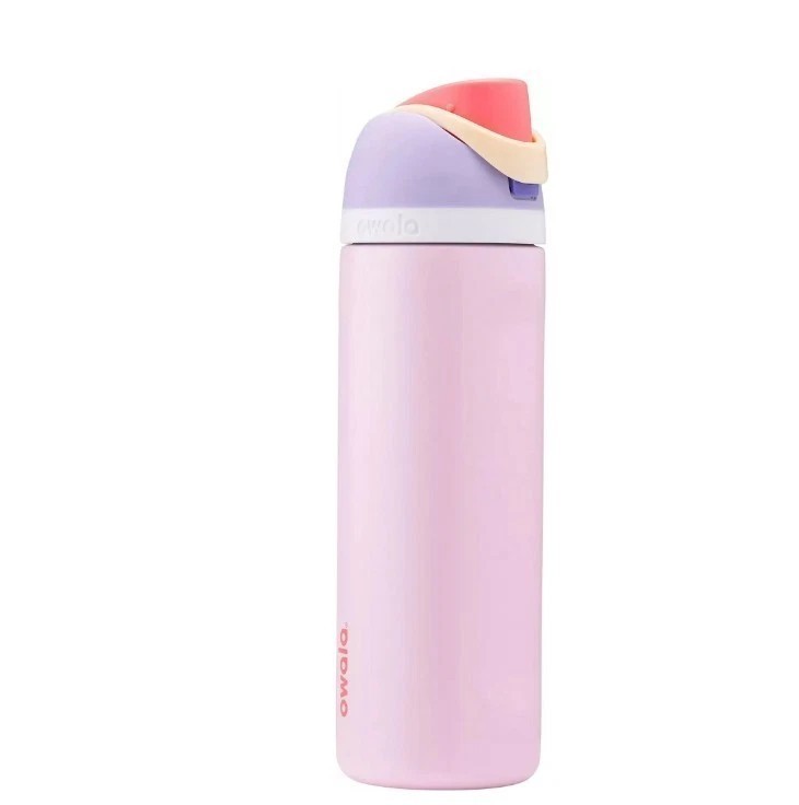 Owala Freesip Water Bottle Stainless Steel 24oz 32oz Multicolor Blue Bow Bottle